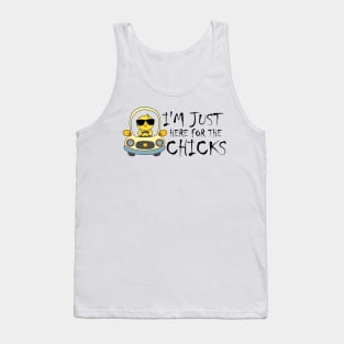 Kids Im Just Here For The Chicks Cute Easter Boys Kids Toddler Tank Top